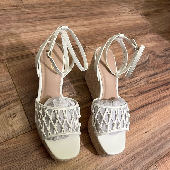 Aldo Dellen Strappy wedge sandal - Wedge heel Size 7.5 - Picture 5 of 6